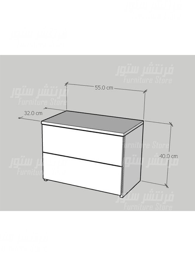Mini room, a small modern room, consisting of a modern bed - 100 cm wide, a desk, a chest of drawers and a nightstand, from the Furniture Store. - Image 5