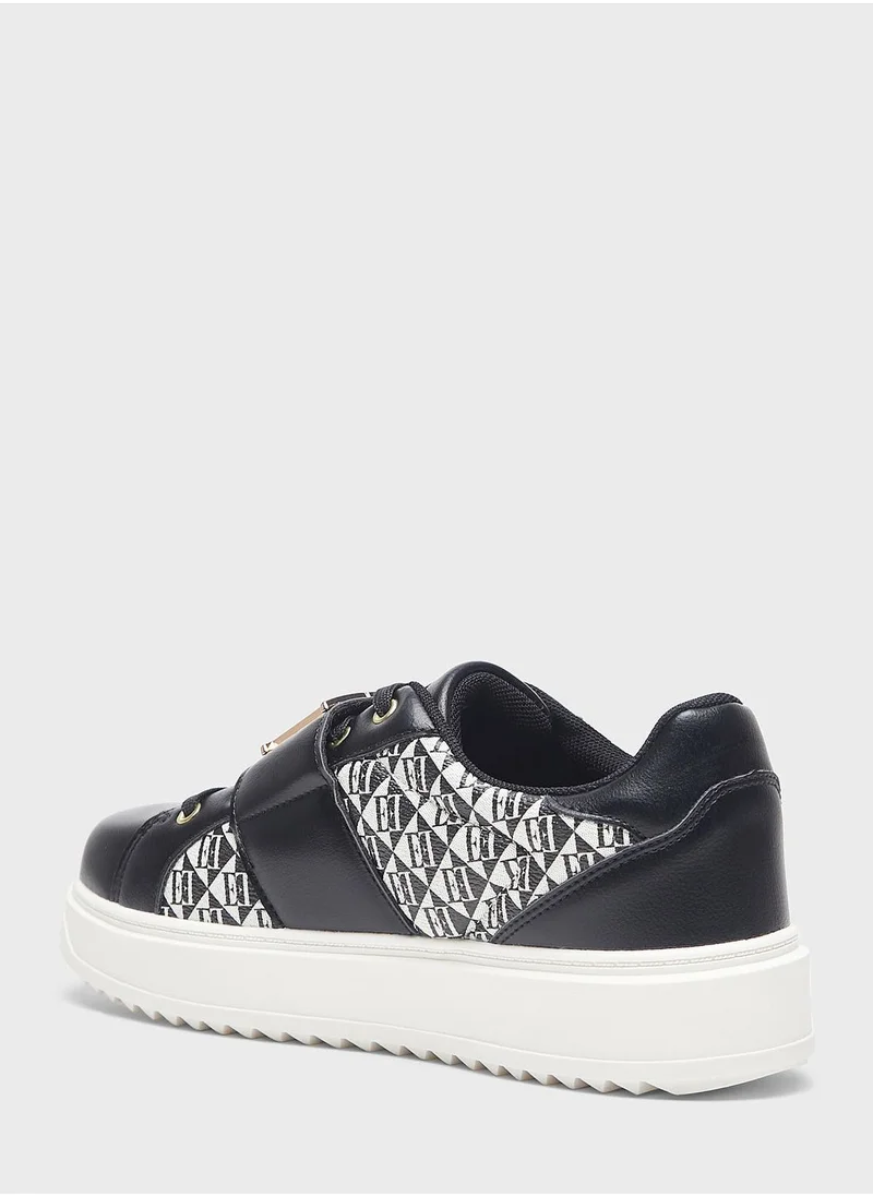 ELLE Lace Up Low Top Sneakers