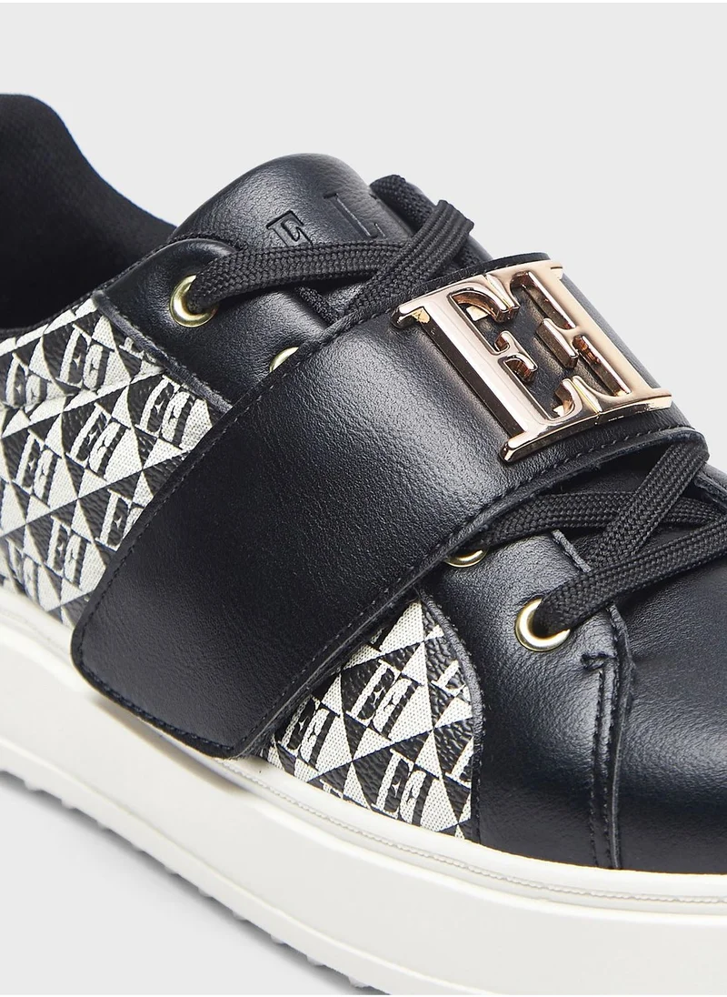 ELLE Lace Up Low Top Sneakers