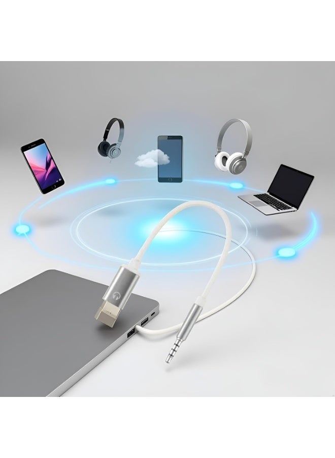 ChicVibe 2 Pcs USB C to 3.5mm Female Headphone Jack Adapter, Male to TypeC Female Dongle Cable Cord, USB-C to Aux, Compatible with iPhone 17/16/15 Pro/Max/Plus, MP3 Players Laptops Tablets Smartphone Phone - Image 4