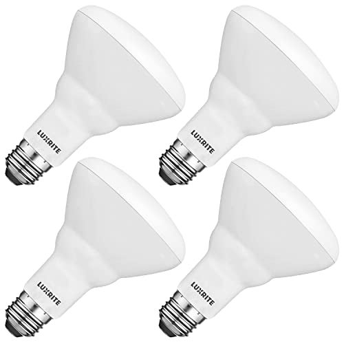 LUXRITE 4-Pack BR30 LED Bulb, 65W Equivalent, 6500K Daylight, Dimmable, 650 Lumens, LED Flood Light Bulbs, 8.5W, Energy Star, E26 Medium Base, Damp Rated, Indoor/Outdoor - Living Room and Kitchen - Image 1