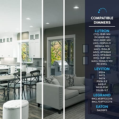 LUXRITE 4-Pack BR30 LED Bulb, 65W Equivalent, 6500K Daylight, Dimmable, 650 Lumens, LED Flood Light Bulbs, 8.5W, Energy Star, E26 Medium Base, Damp Rated, Indoor/Outdoor - Living Room and Kitchen - Image 4