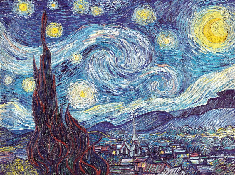 Pintoo Jigsaw Puzzles 1200 Piece for Adults Vincent Van Gogh The Starry Night June 1889 Beautiful Plastic Puzzle for Home Decor Zero Dust Easy Storage H2147 - Image 3