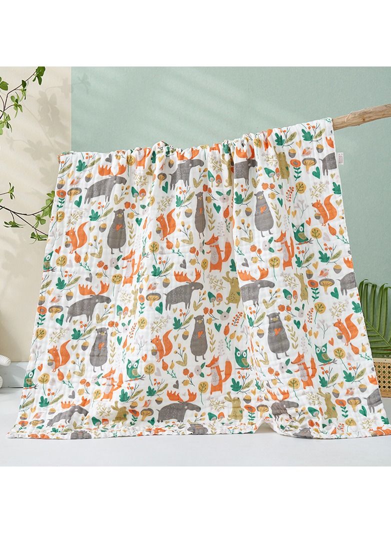 Pure Cotton Cartoon Printed Bath Towels