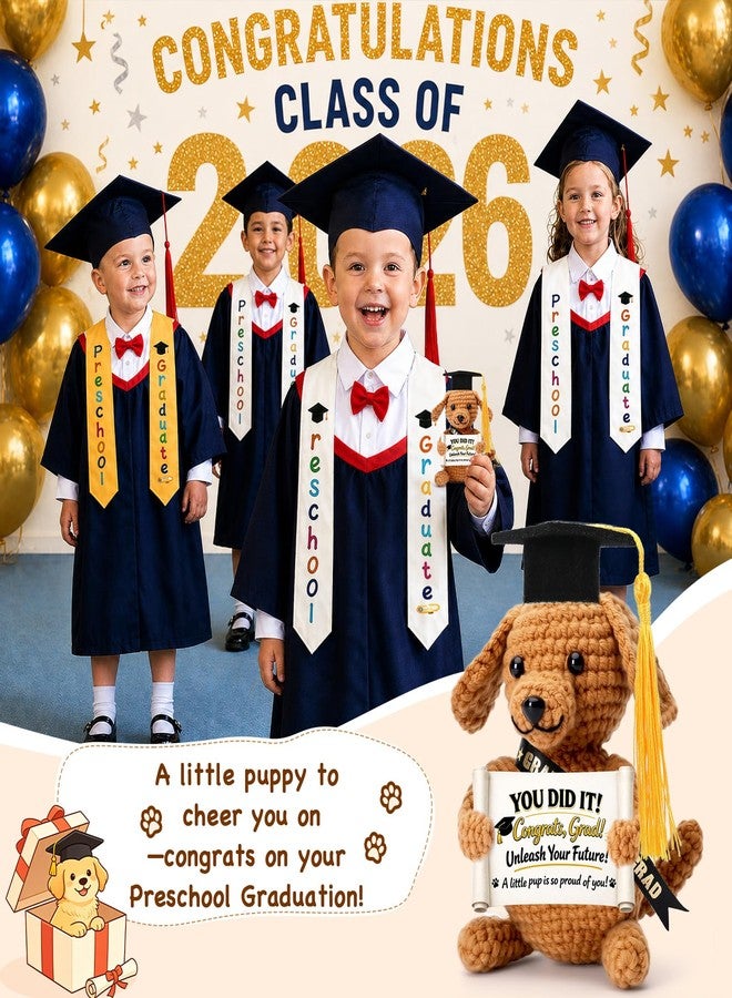 Wilbrea Graduation Gifts Grad for Her Him Dog Plush Stuffed Animal, Kindergarten Preschool Prek Middle High School College 5th 6th 8th Grade Graduation Gifts for Graduates, 2026 Grad Decorations Favors Decor - Image 4
