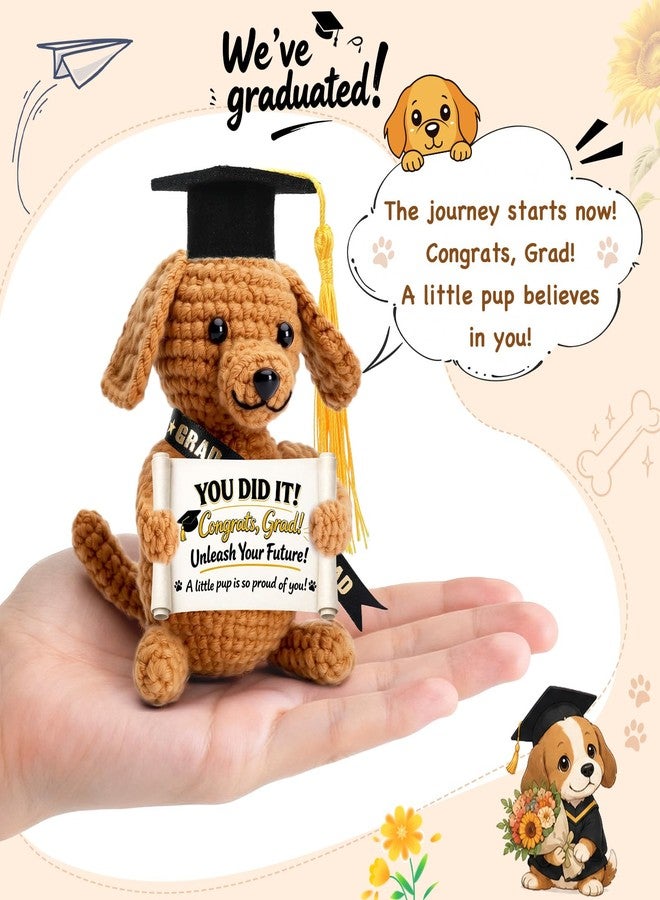 Wilbrea Graduation Gifts Grad for Her Him Dog Plush Stuffed Animal, Kindergarten Preschool Prek Middle High School College 5th 6th 8th Grade Graduation Gifts for Graduates, 2026 Grad Decorations Favors Decor - Image 2