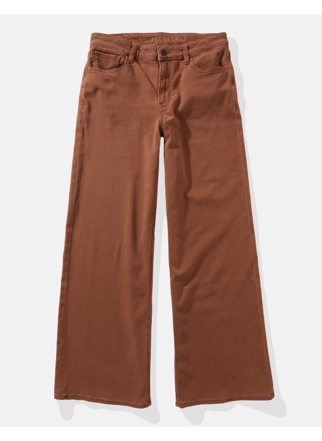 American Eagle Stretch Ultra Wide-Leg Super High-Waisted Pant  - Image 3