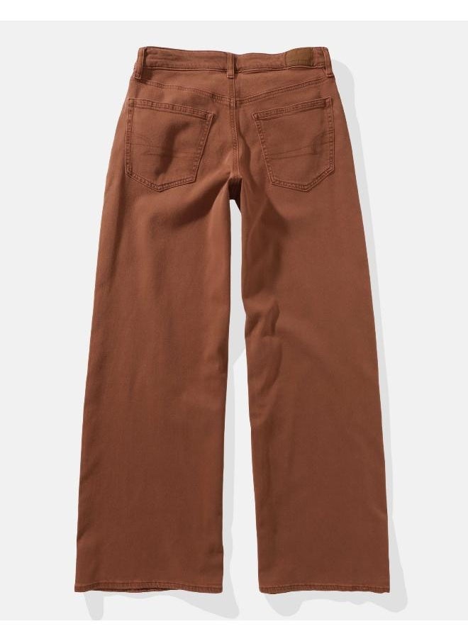 American Eagle Stretch Ultra Wide-Leg Super High-Waisted Pant  - Image 4