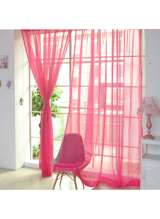 NIBEMINENT Living Room Window Curtain Pink 35x2x20centimeter - Image 3