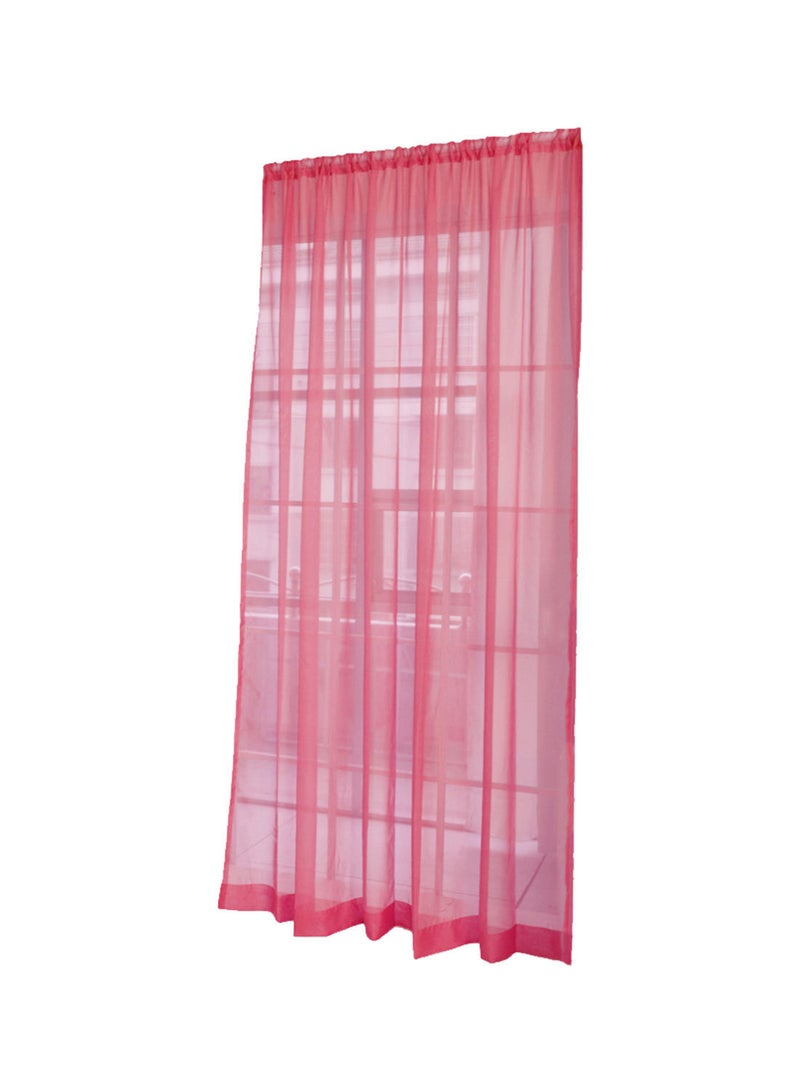 NIBEMINENT Living Room Window Curtain Pink 35x2x20centimeter - Image 1