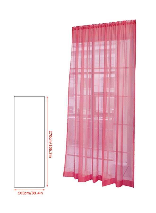NIBEMINENT Living Room Window Curtain Pink 35x2x20centimeter - Image 2