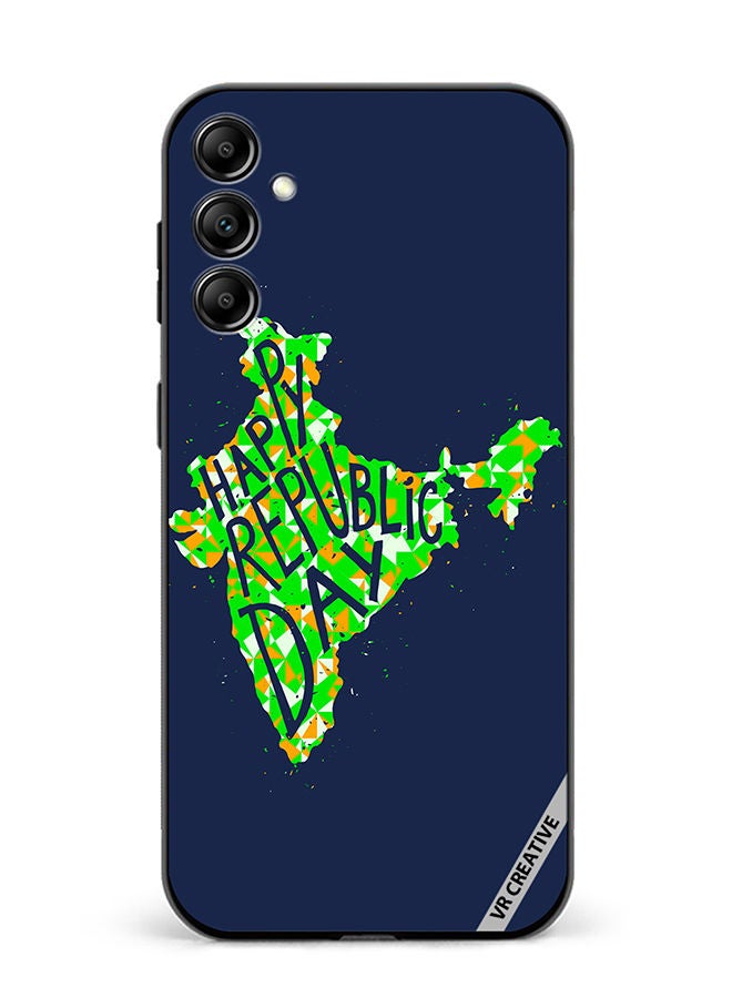 VR CREATIVE Protective Case Cover For Samsung Galaxy M54 Happy Republic Day Typographic Hindi Design Multicolour - Image 1