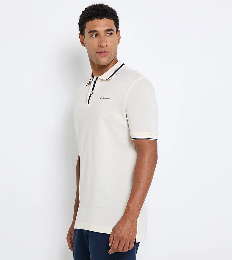 Ben Sherman Ben Sherman Men's Short Sleeve Solid Polo Tees