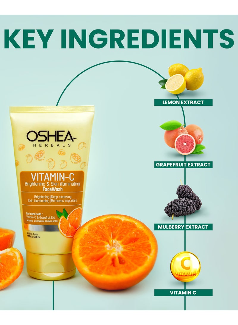 OSHEA Herbals Vitamin-C Face Wash 150 g - Image 3