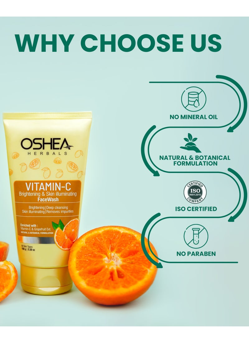 OSHEA Herbals Vitamin-C Face Wash 150 g - Image 4