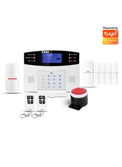 Security Alarm System  Kit Auto Dial GSM+WiFi Home Security Wireless Alarm System GSM Home Security Alarm System Motion Sensor Door/Window Sensor Remote Control