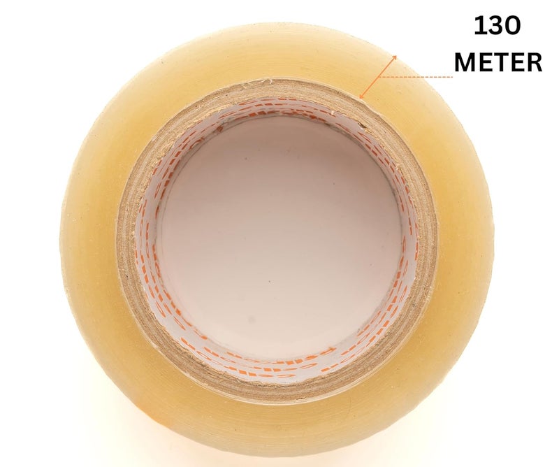 Cellroon Transparent Cello Tape For Packing (2 Inch / 130 Meter) Bopp Self Adhesive Tape Rolls, Packaging Tape For Home, Office, And Industrial Use (Pack of 12) - Image 4