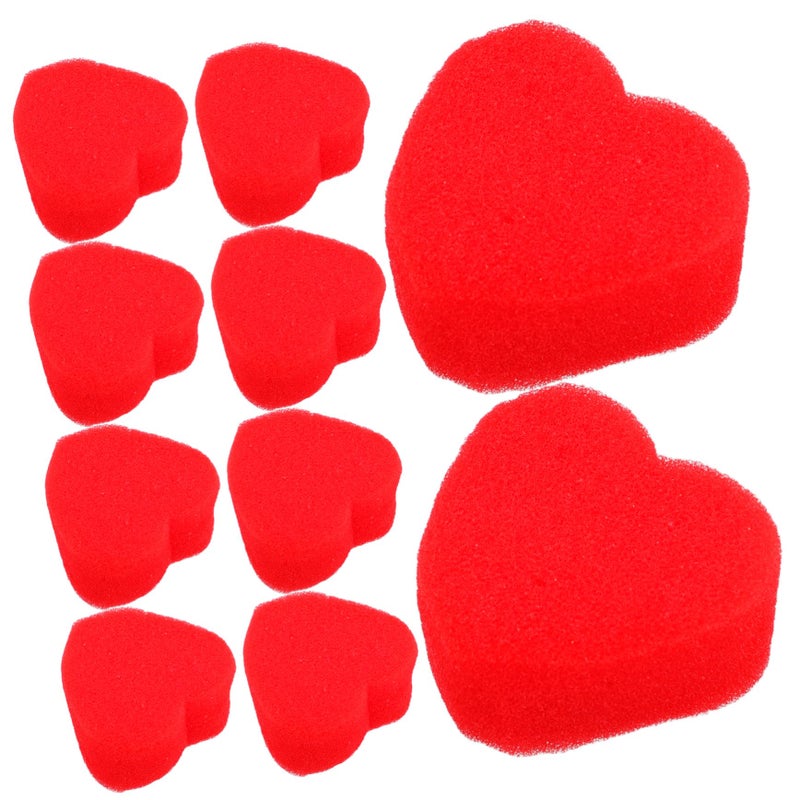 20 Pairs Heart Shaped Sponges for Magic Tricks Close Up Illusion Performance Stage Props - Image 2