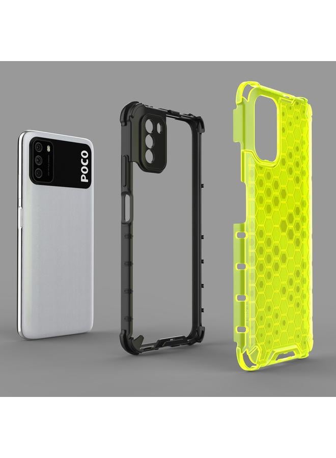 erorex Case For Xiaomi Poco M3 Shockproof Honeycomb PC + TPU Case - Image 5