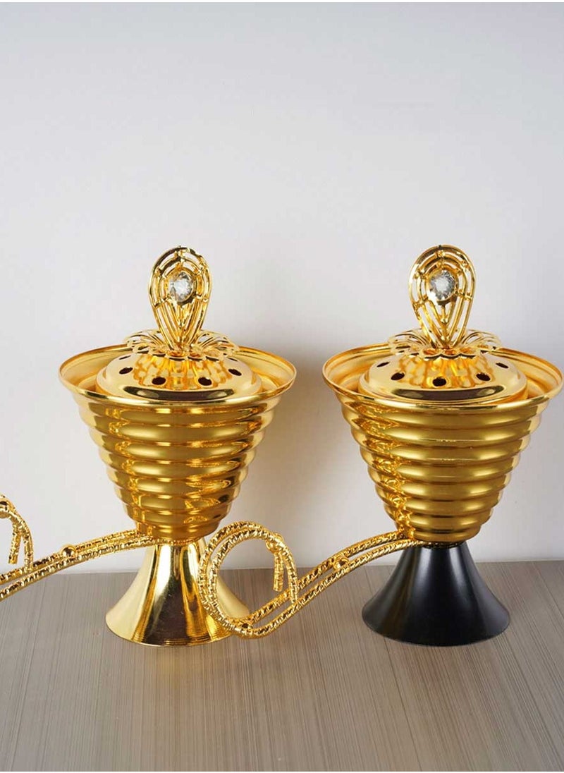 Bakhoor BoSidin Elegant Incense Burner Arabic Oud Holder for Home and Office Fragrance 1 piece  - Image 2