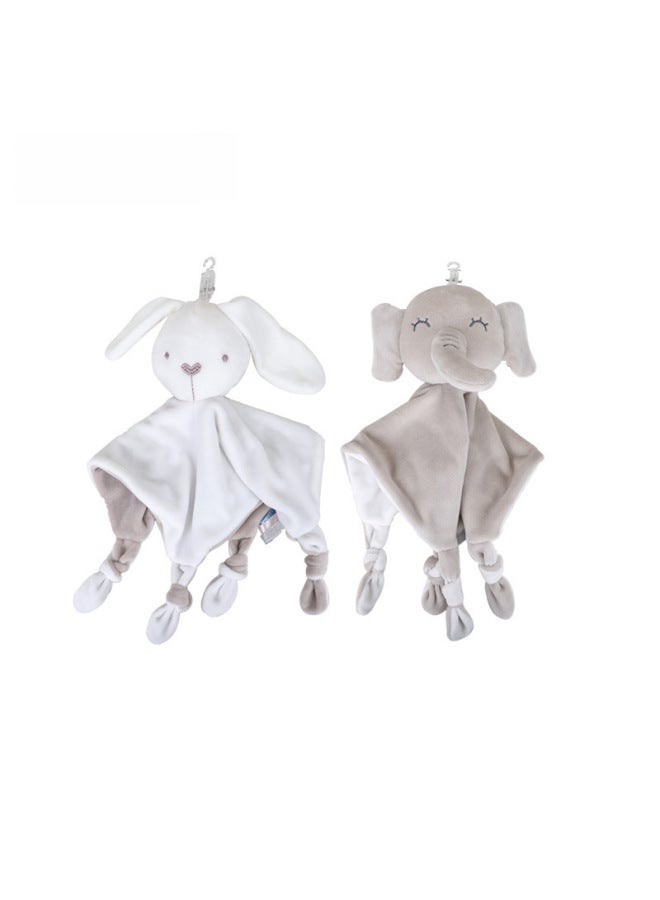Cartoon Elephant Rabbit Baby Amniquet-Color:Unicorn Comfort Towel - Image 2