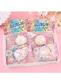 Squishy Waffle Donut Cat Paw Stress Relief Toy Steamed Stuffed Bun pinch → White