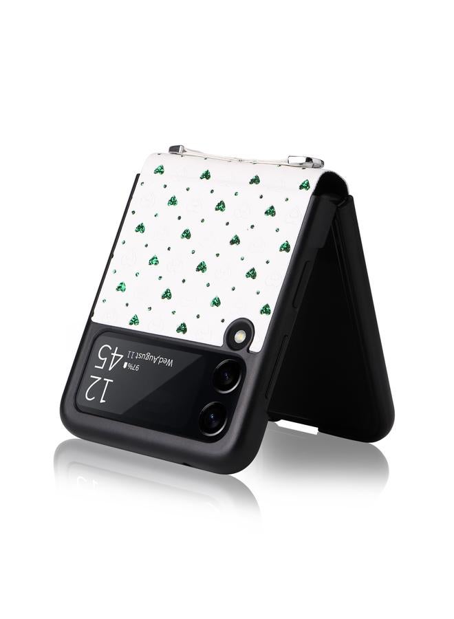 إيروريكس جراب لهاتف Samsung Galaxy Z Flip3 5G جراب هاتف ملون بحبل حب - Image 5