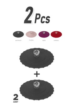 ‎okyanus Home Ocean Home Set of 2 Silicone Cup Lids  - Image 1
