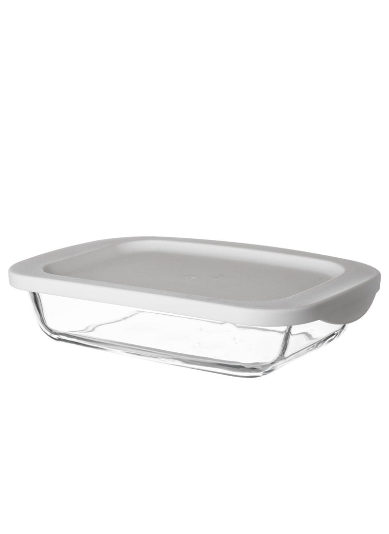 Dania Glass Oven Tray With Rectangular Lid 0.7 Litres  - Image 1
