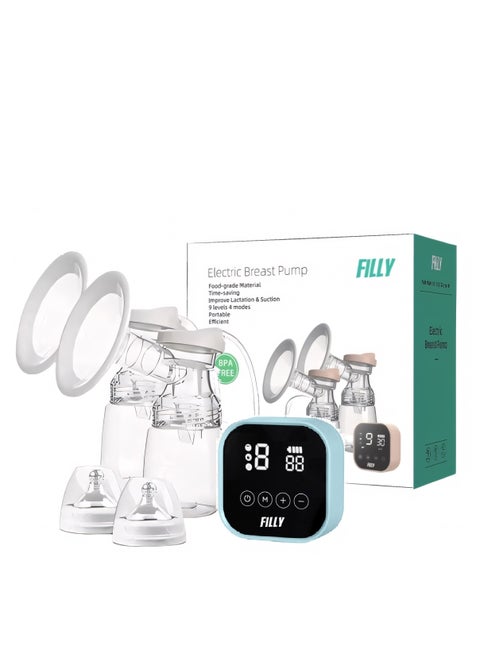 Electric Double Breast Pump with Lactation Function Wearable Hands Free Electric Automatic Breastfeeding Breast Pump