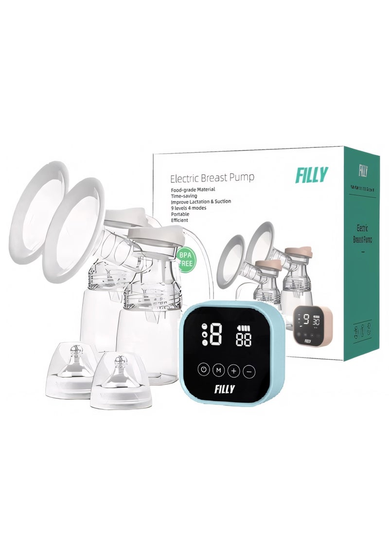 Filly Electric Double Breast Pump with Lactation Function Wearable Hands Free Electric Automatic Breastfeeding Breast Pump - Image 1