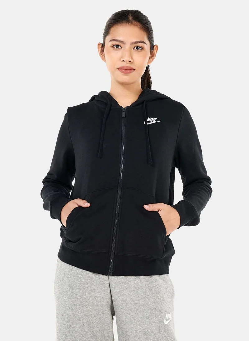 Nike Women's Sportswear Club Fleece Full-Zip Hoodie