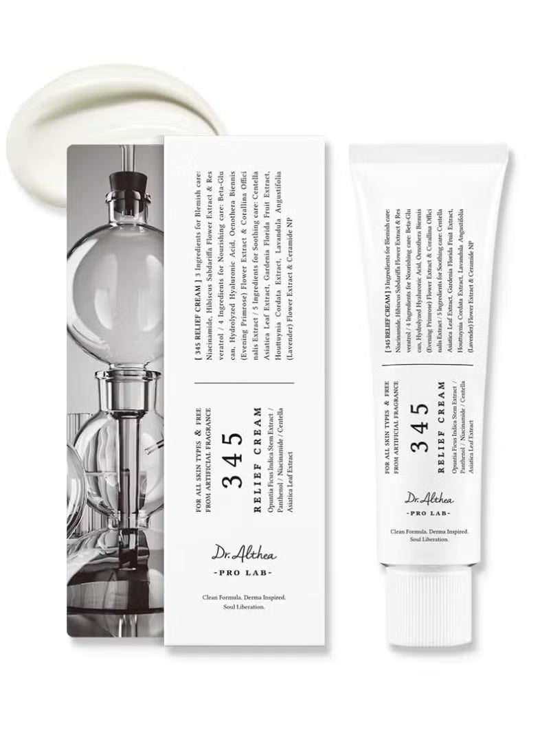 Dr.Althea 345 Relief Cream Intensive Skin Repair & Hydration Cream – 50ml - Image 1