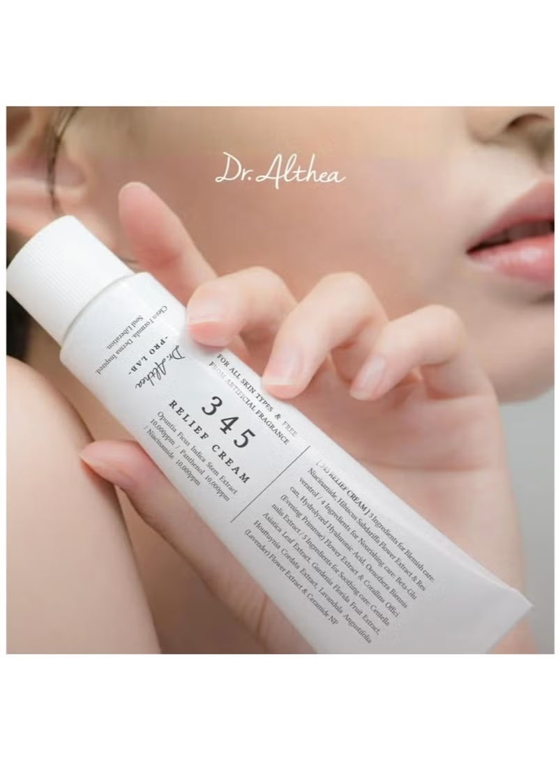 Dr.Althea 345 Relief Cream Intensive Skin Repair & Hydration Cream – 50ml - Image 2