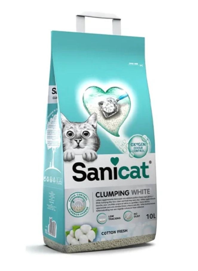Sanicat Sanicat Clumping White - Marseille Soap 10 L 