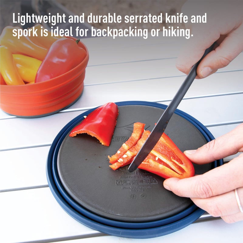 Sea to Summit Alpha Light Aluminum Camping Cutlery Set, Knife, Fork, Spoon - Image 5