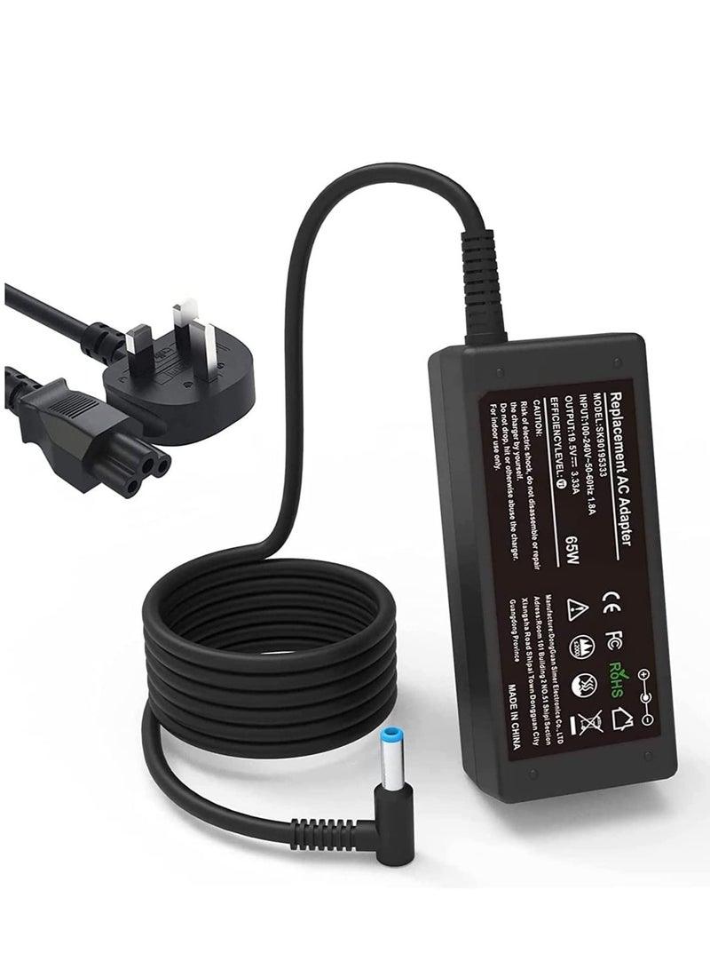19.5V 3.33A 65W AC Adapter Laptop Battery Charger Power Cord for HP 250 255 G2 G3 G4 G5 Series HP Pavilion X360 Specter X360 13 13T 15 HP Pavilion 15 Series HP Stream 11 13 14 Notebook PC  - Image 4