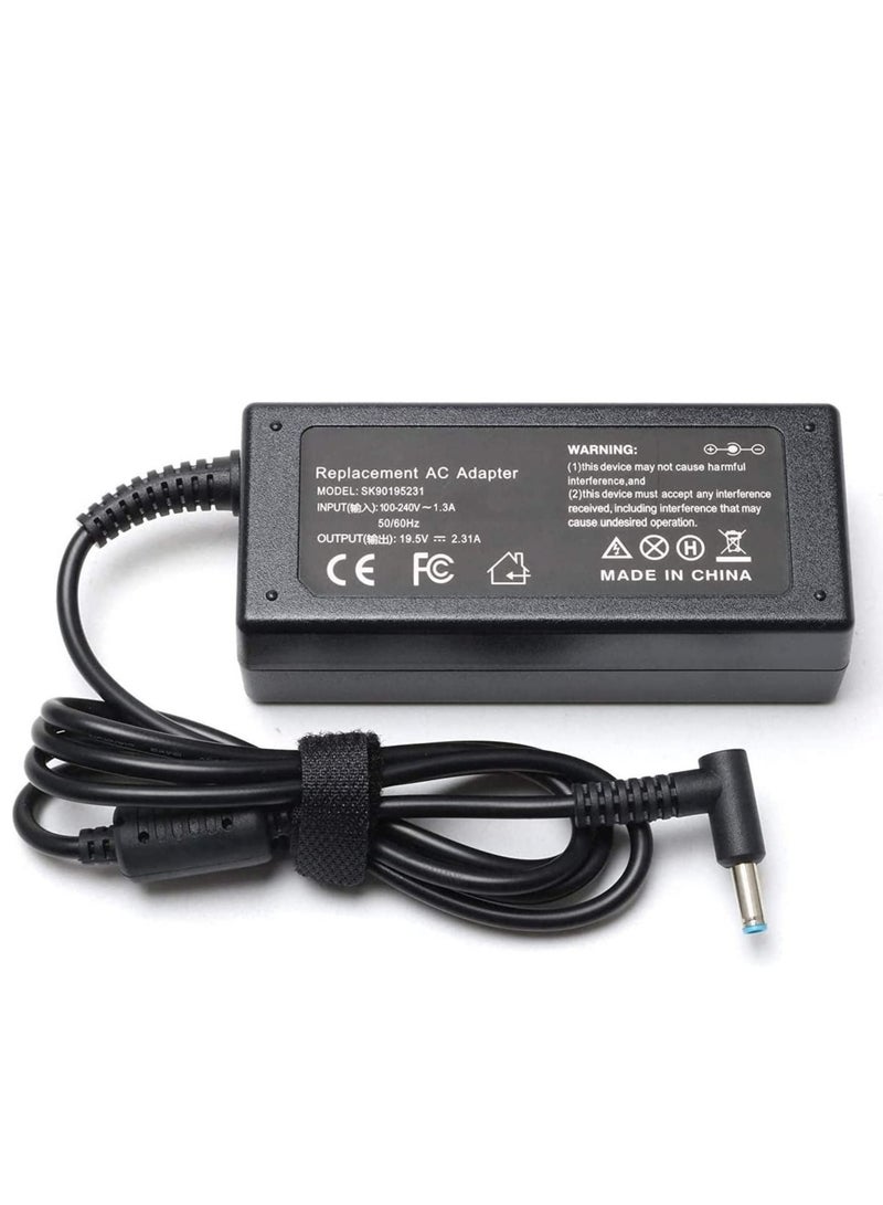 19.5V 3.33A 65W AC Adapter Laptop Battery Charger Power Cord for HP 250 255 G2 G3 G4 G5 Series HP Pavilion X360 Specter X360 13 13T 15 HP Pavilion 15 Series HP Stream 11 13 14 Notebook PC  - Image 1