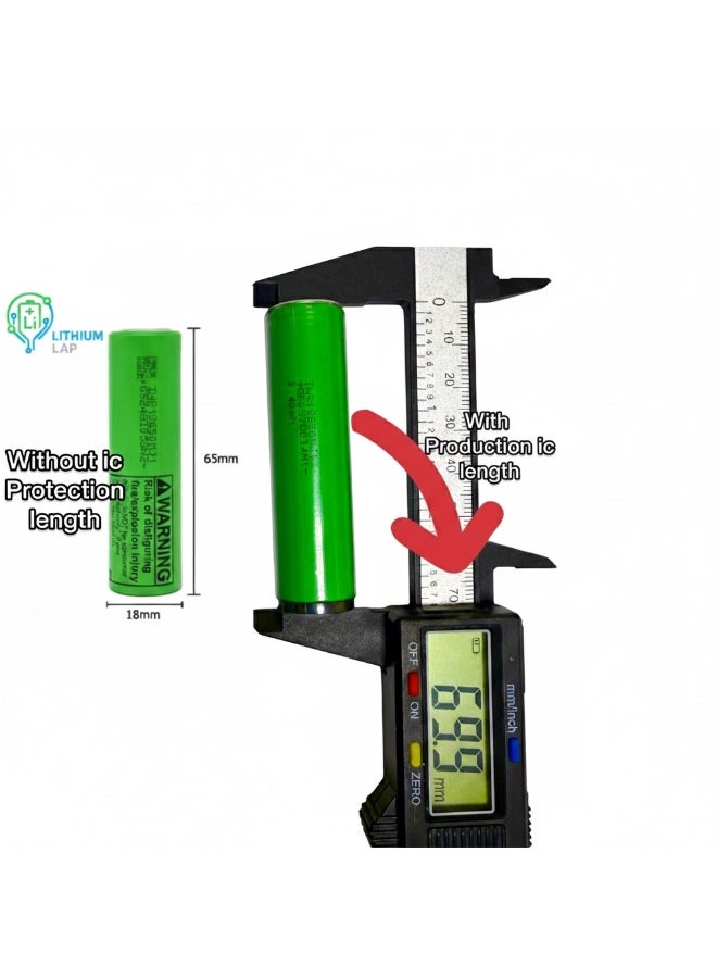 LG Original LG 18650 Li-ion Battery 3500mAh (Built-in BMS) Overcharge and Overdischarge Protection 1pc - Image 5