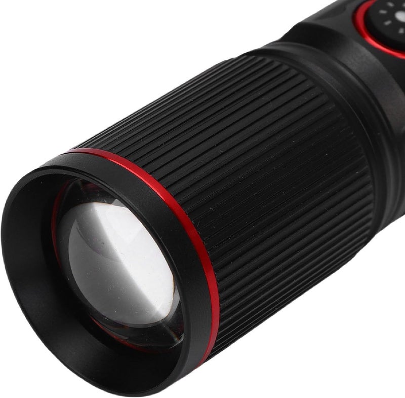 4 in 1 LED Flashlight Multi High Brightness Portable Flash Light for Outdoor Camping Hiking Fishing, Aluminum Alloy Flashlight with Multiple Lighting Modes - Image 5