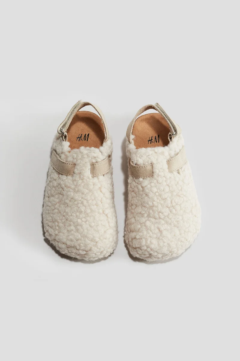 H&M Teddy slippers