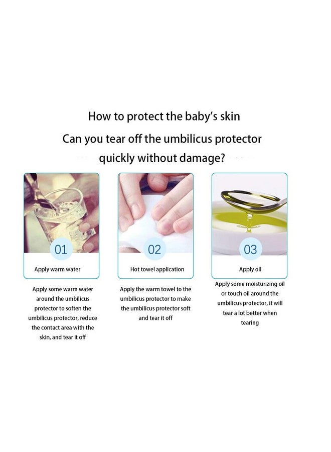 Topwon Baby Navel Sticker Waterproof Umbilical Cord Patch for Toddler Belly Button, Swimming Bathing Beach Use 10 Pieces - Image 2