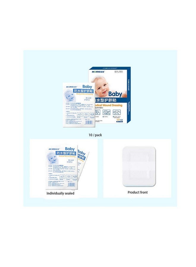 Topwon Baby Navel Sticker Waterproof Umbilical Cord Patch for Toddler Belly Button, Swimming Bathing Beach Use 10 Pieces - Image 4