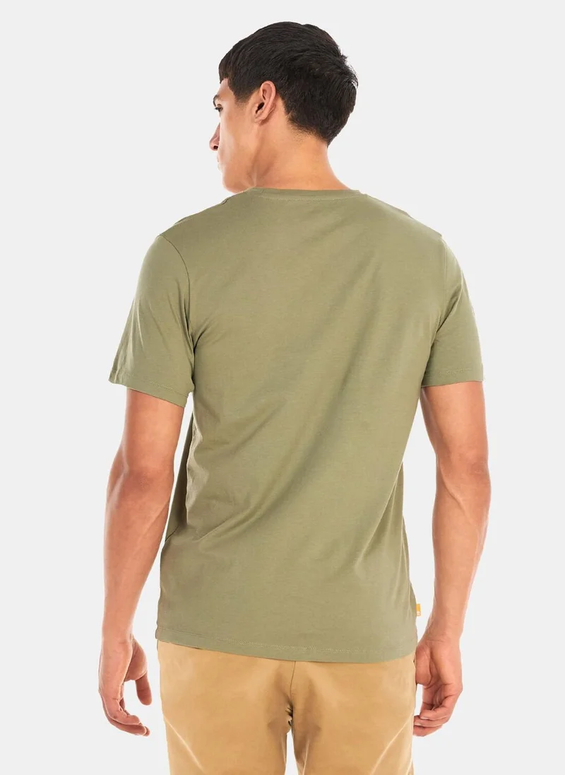Timberland Men's Tree Logo Seasonal Camo T-Shirt
