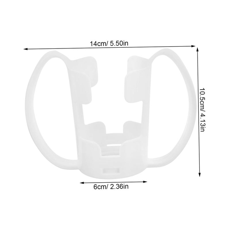 Elderly Care Drinking Cup Holder For Bedridden Patients Spill Proof Liquid Feeding Mug With Handle U Shaped Design Easy Drinking For Seniors Convalescent Use Blue - Image 3
