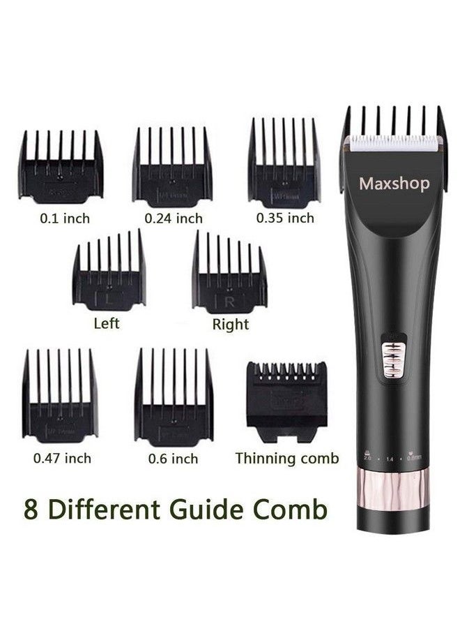 Professional Hair Clippers For Men And Babies Quiet Clippers Cordless Haircut Kit With Charging Dock 8 Comb Guides 2 Scissors1 Hair Comb Self Hair Cutting System (Black) - pzsku/ZA56DB5371456A3AAABDAZ/45/_/1677912897/9dcde80f-b70a-4431-b1ac-96c589898282