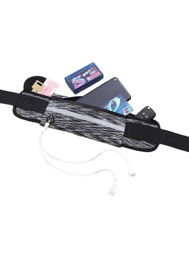 Dweck Sports Running Waist Pack, Crossbody Multifunctional Yoga Fitness Waterproof Hiking Invisible Form-Fitting Phone Pouch, For Men And Women, Outdoor - Image 2