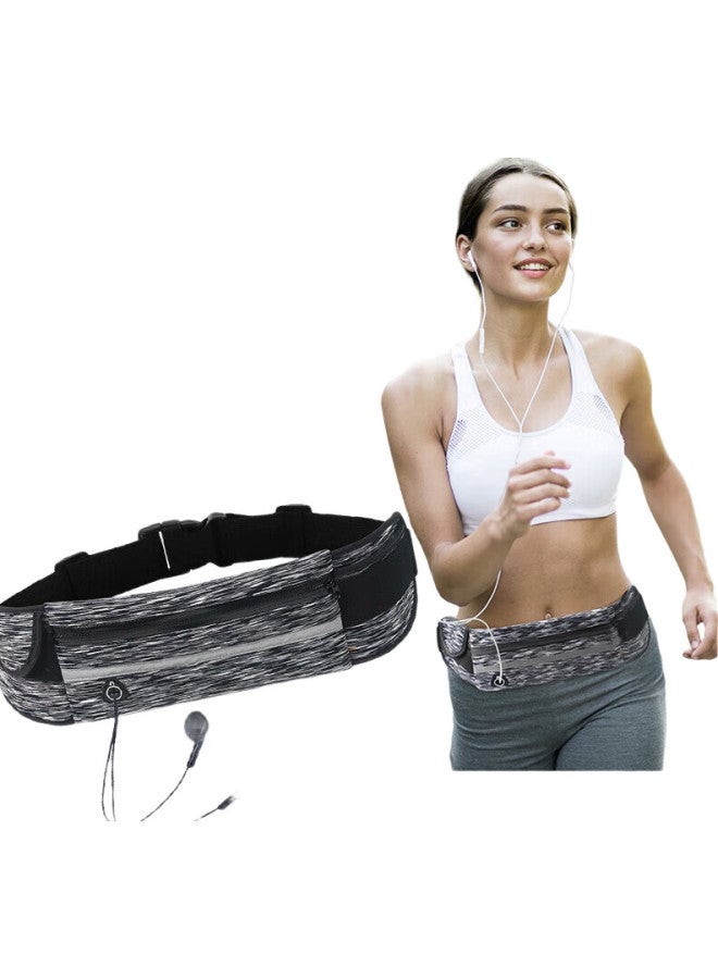 Dweck Sports Running Waist Pack, Crossbody Multifunctional Yoga Fitness Waterproof Hiking Invisible Form-Fitting Phone Pouch, For Men And Women, Outdoor - Image 3