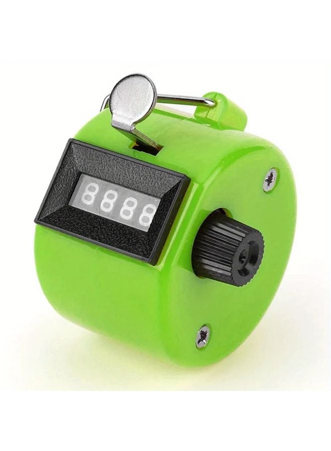 Red 4 Digit Handheld Tally Counter With Large Display Reset Button Keychain - Image 5
