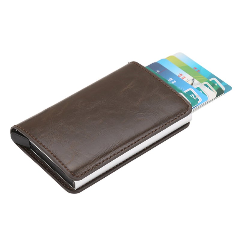 Artillery RFID Blocking Card Wallet: Slim PU Material, 5-8 Card Capacity, Snap Design - Wallet For Men For Businessmen And Daily Use - Image 1